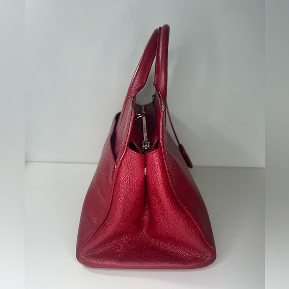 Saint Laurent YSL Small Cabas Rive Gauche 2Way Top Handle Tote Bag Purse - Picture 12 of 17